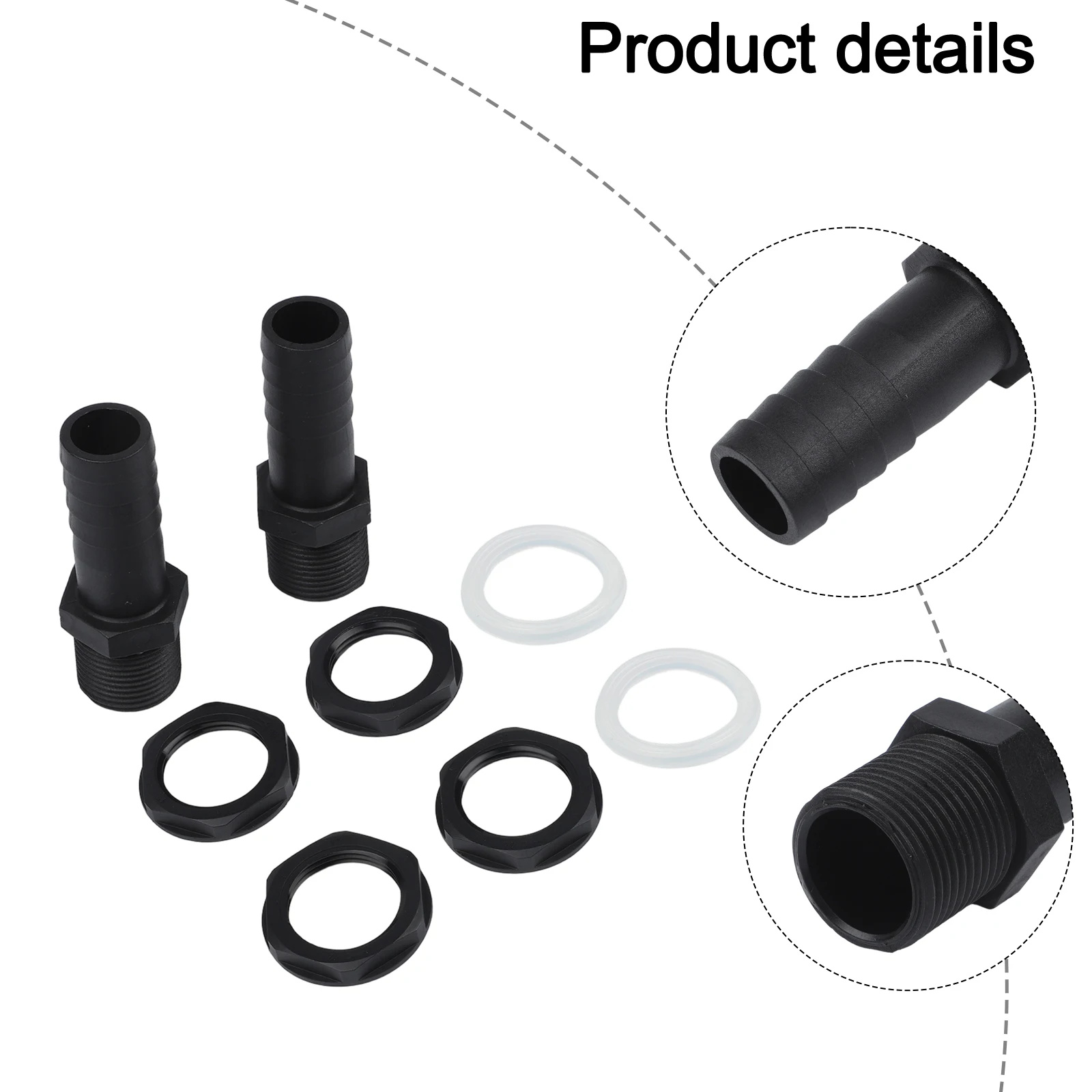 25mm Hose Connectors 25mm Hose Size Comprehensive Components Easy Installation Linking Washers Rainwater Management