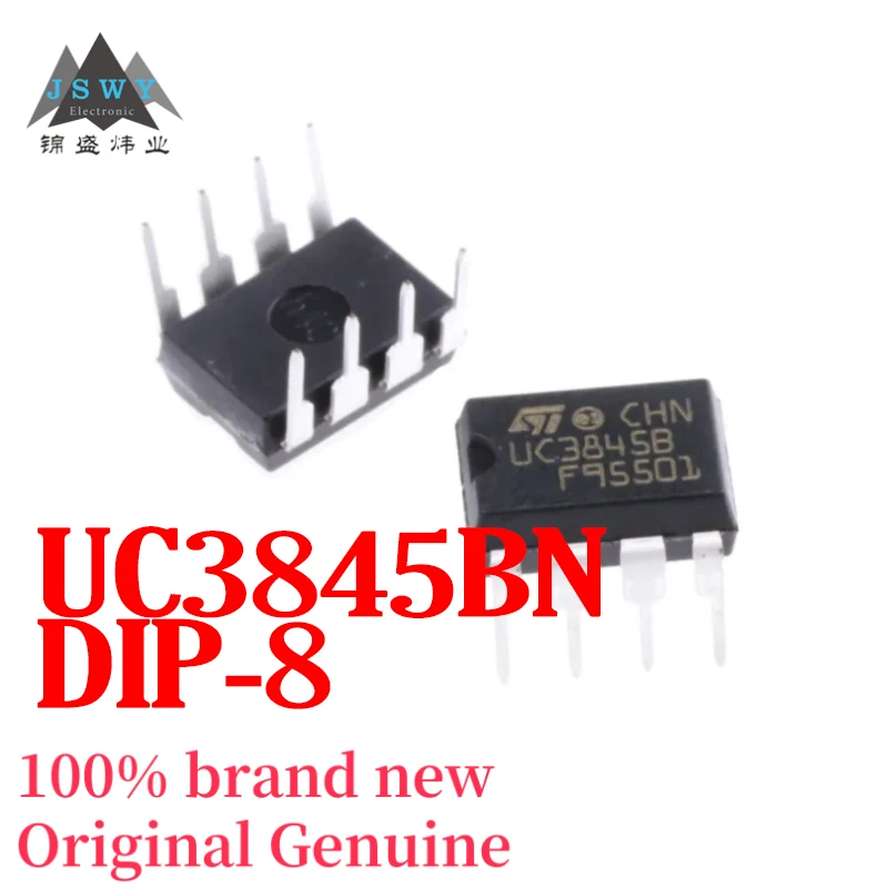 

(10/50pcs) UC3845BN UC3845 DIP8 Current Mode Controller Chip Genuine Fast Shipping Free Shipping
