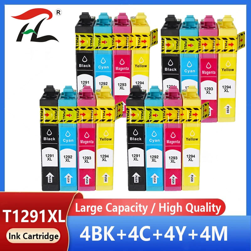 T1291 T1292 T1293 T1294 Ink cartridge Compatible for stylus SX235W SX425W SX420W SX438W SX525WD SX535WD Printer