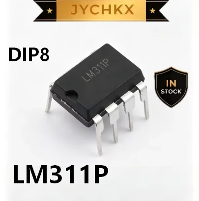 10PCS New Original LM311P DIP8 DIP-8 Single Channel Voltage Comparator Open Collector Output IC Chip