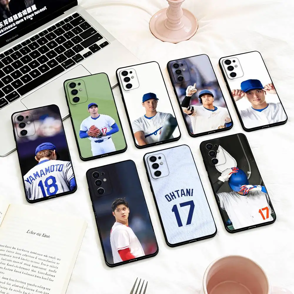 Baseball S-Shohei Ohtani 17   Phone Case For Samsung S 25,24,23,22,30,21,10,9,Ultra,Plus,Lite,FE,4,5 G Soft Black Case