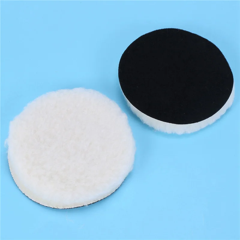 

WCS-40 Pcs 125 Mm Car Polishing Pad 5 Inch Inch Polish Waxing Pads Wool Polisher Bonnet Car Paint Care Wool Polishing Pad