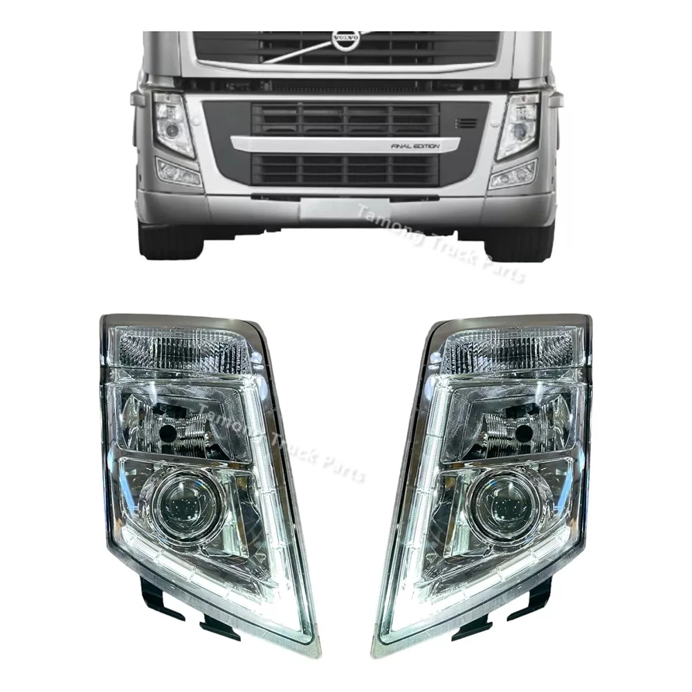 One Pcs Truck Parts Left Right Head Lamp Light Used For VOLVO Truck FH12/16 FM9 21035637 21035638