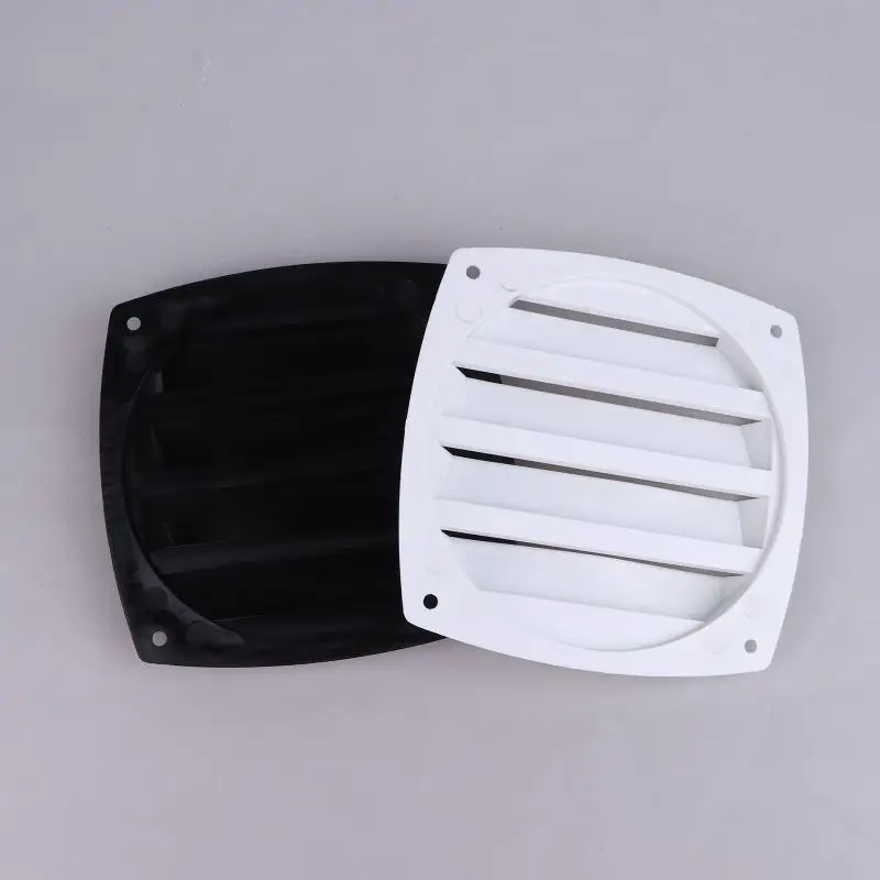 1Pcs Boat Louvered Vent Replace Square Air Vent Grill Ventilation Ducting Cover Outlet Vent For Marine RV