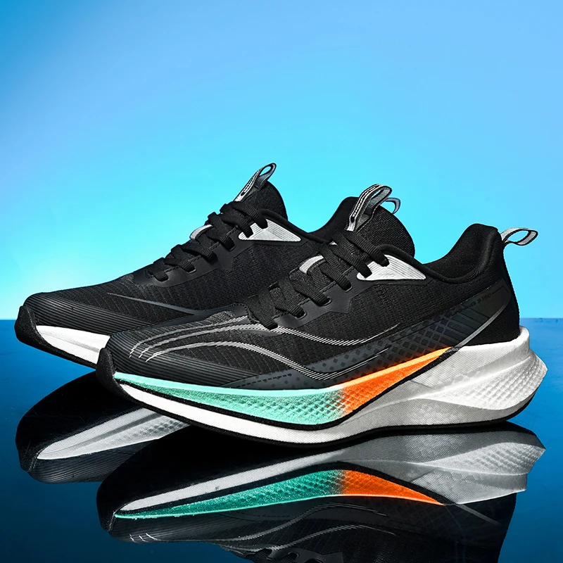Men's Sports Shoes*Sneakers Gym Student Running Shoes Male Marathon Racing Shock-absorbing Athletics Training Shoes for Women