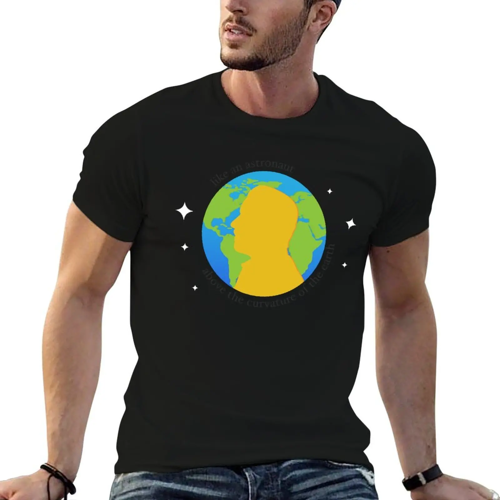 City and colour - Astronaut Sticker T-Shirt tees anime tshirt shirts men graphic