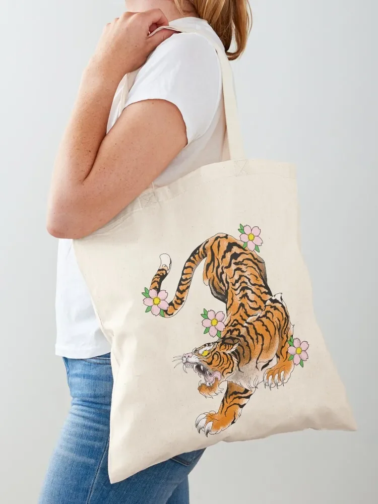 tiger japan old school Tote Bag Women's tote canvas female cute pouch Canvas