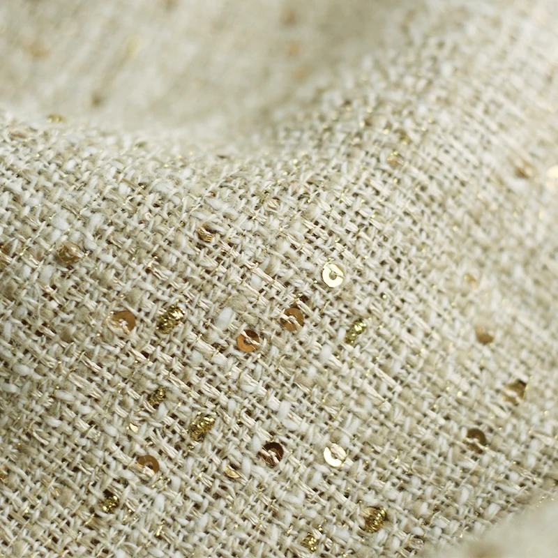 Red raspberry 340g Mica chip crochet 45% cotton; 30% linen; 25% polyester fabrics clothes Garment sewing materials Free shipping
