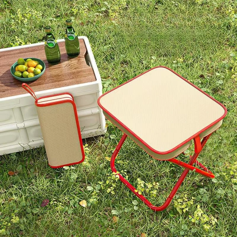 

1pc Folding Camping Chair Multifunctional Mini Stool Portable Fishing Mazar for Outdoor Use