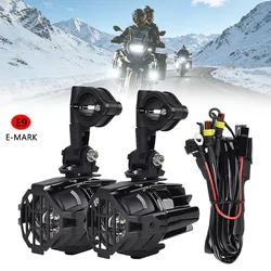 For BMW R1250GS ADV Motorcycle LED Fog Lights F800GS R 1250 GS LC Auxiliary Fog Light Assemblie For Yamaha MT07 MT09 E9 Mark