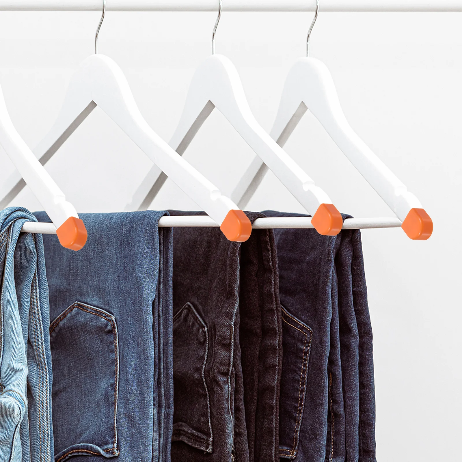 10 قطعة غطاء طرف الكتف شماعات قبعات نهاية بلاستيكية متينة مضادة للانزلاق ملحقات واقية للملابس والملابس #4