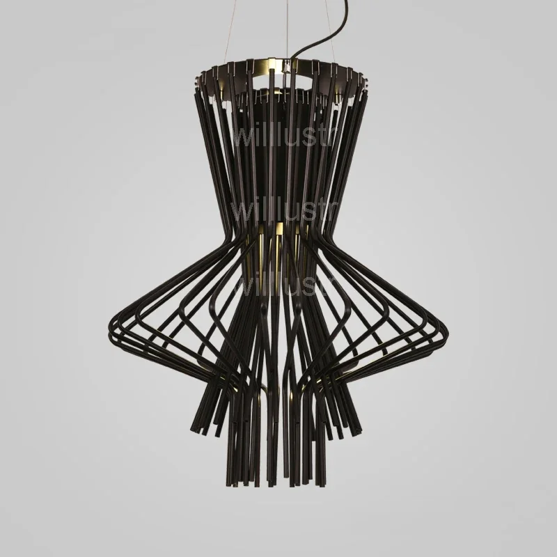 Allegretto Ritmico suspension Allegro suspension lumière ATELIER Restaurant hôtel plafond lustre suspendu éclairage