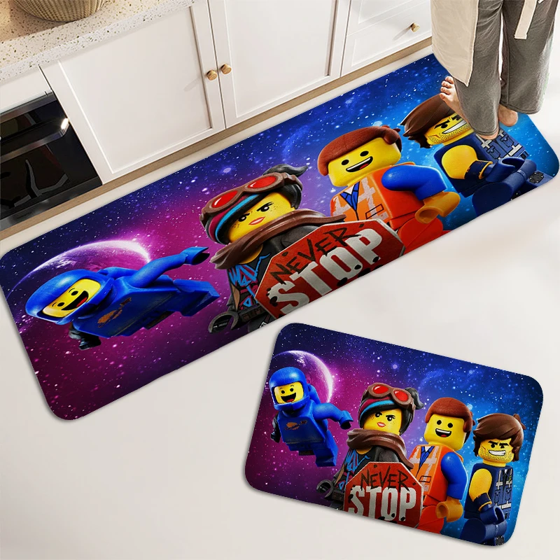 

Custom Rug A-Lego Movies Aesthetic Funny Mat Entrance Door Mat Carpet for Kitchen Floor Mats Front Door Bathmat Home Decorations