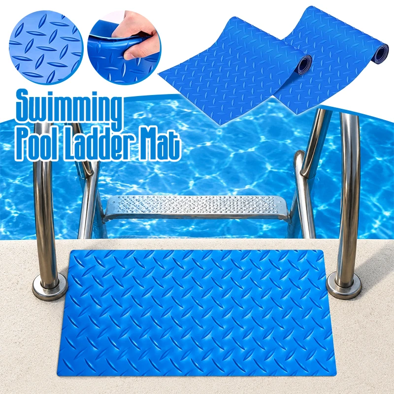 Swimming Pool Ladder Mat Pvc Waterproof Anti Slip Pool Step Mat Boat Decking Non-slip Pedal Pad Marine Flooring Yacht Ladder Pad