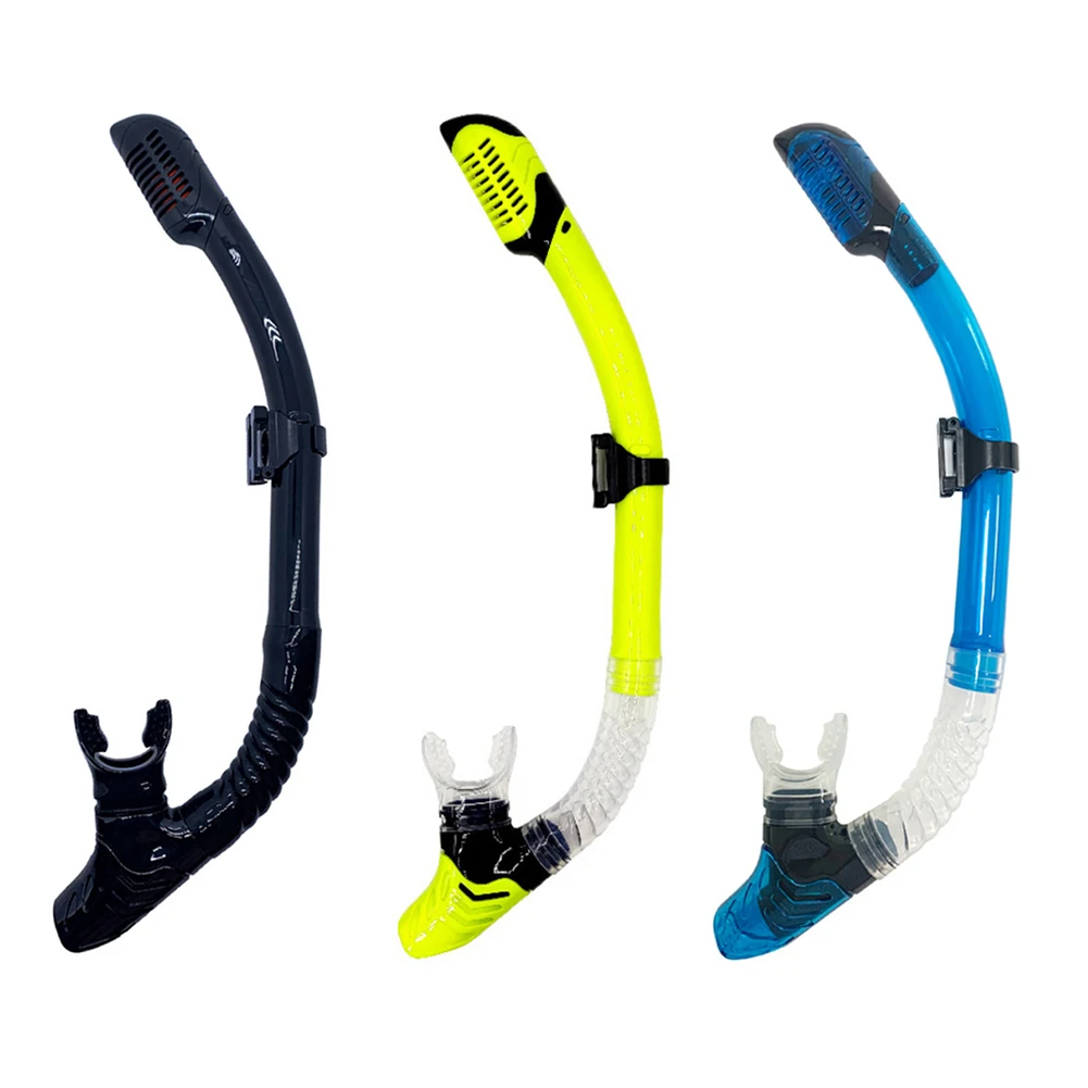 Diving Snorkel Silicone Ergonomic Mouthpiece Professional Swimming Underwater Diving Air Tube Hose Snorkeling Gear