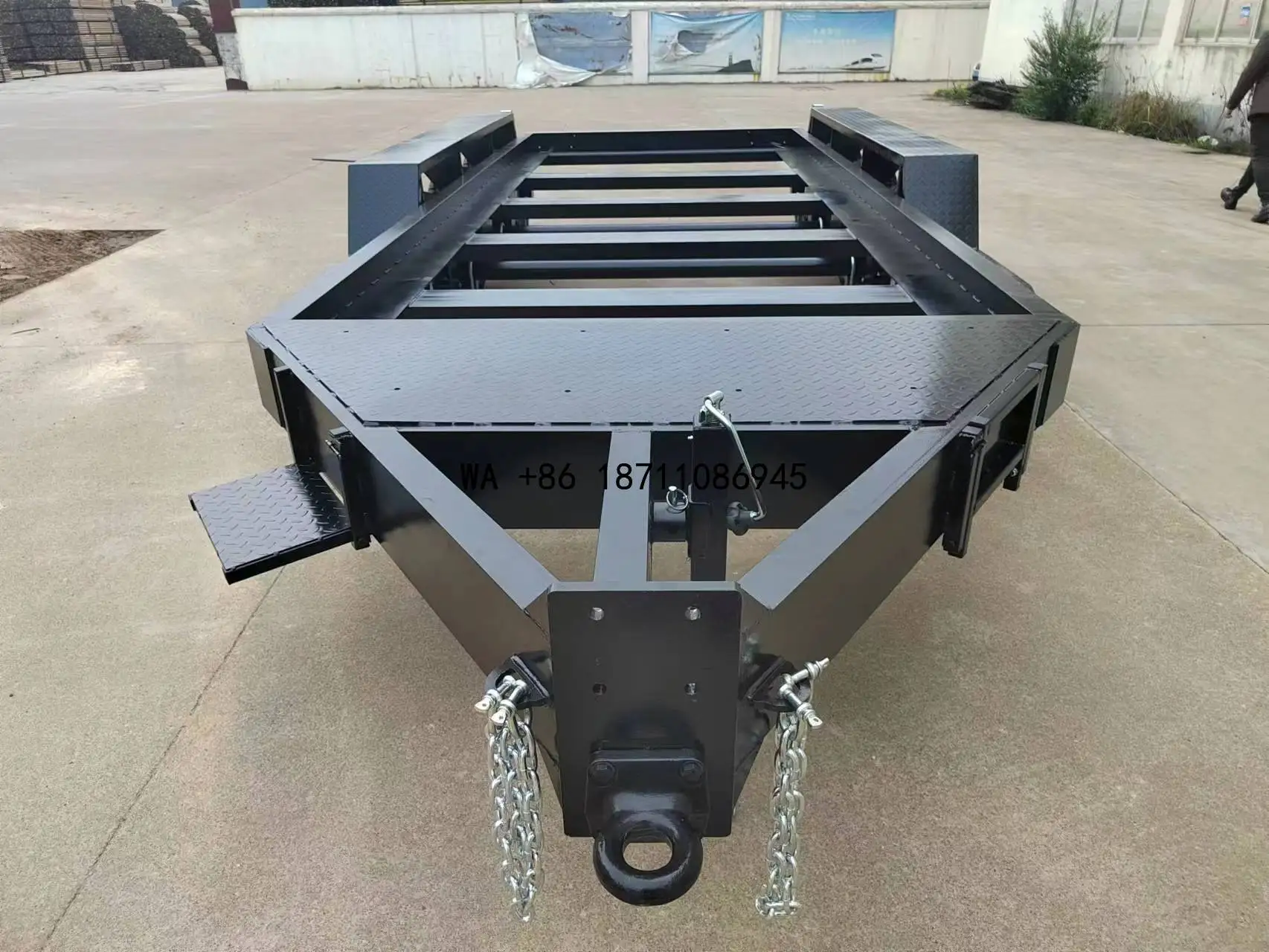 （Factory Direct Sale）Heavy Duty Tandem OEM Steel Electric Generator Set Trailer Chassis