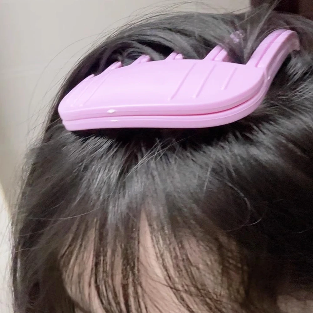 3/6Teeth Fluffy Hair Roots Clips Comb Lazy Hair Top Styling Curling Barrel Portable Korean Hairs Clip Volume Wind Sculpting Comb