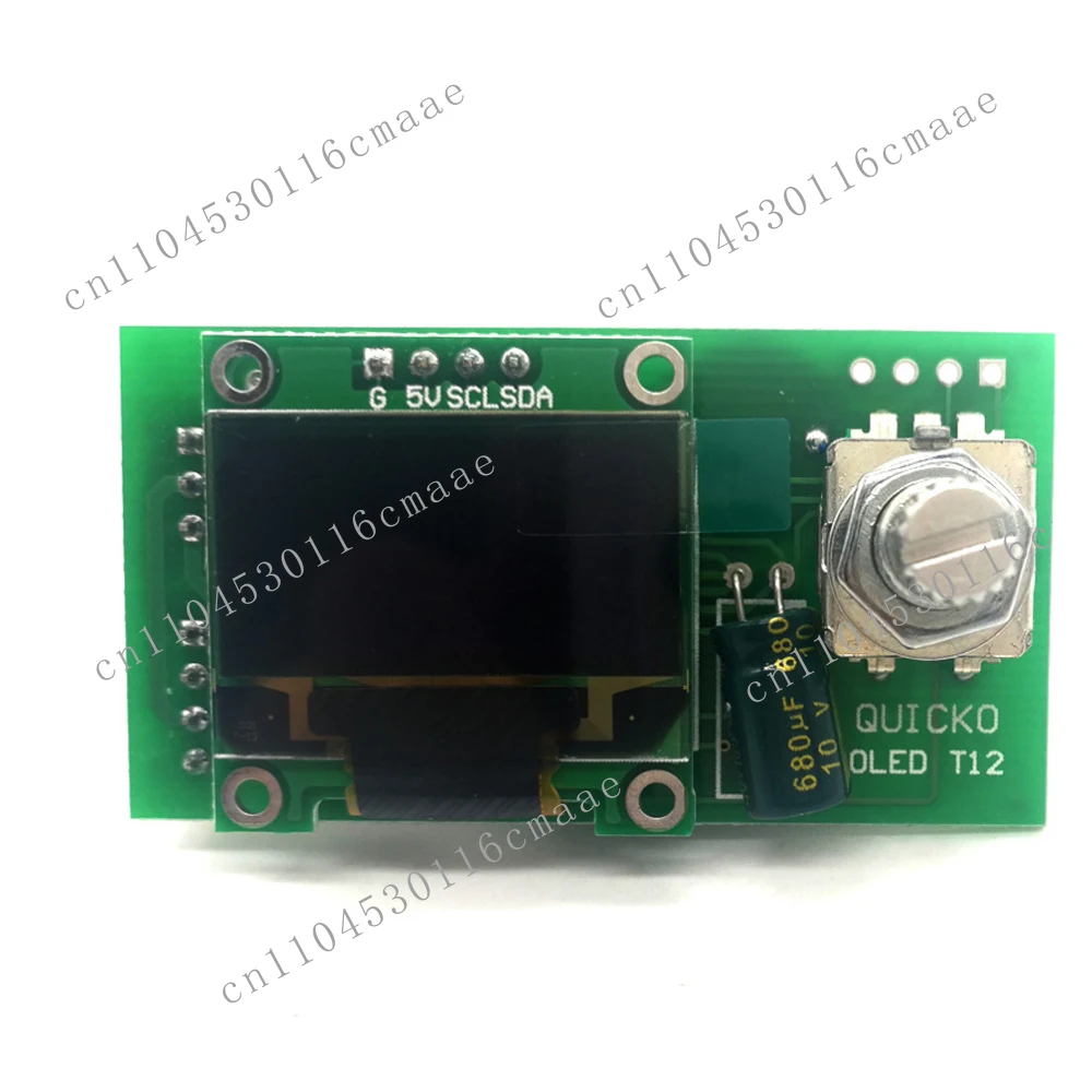 

T12 Soldering Iron Head Control Board STC OLED Adjustable Temperature Soldering Station DIY Repair Tool