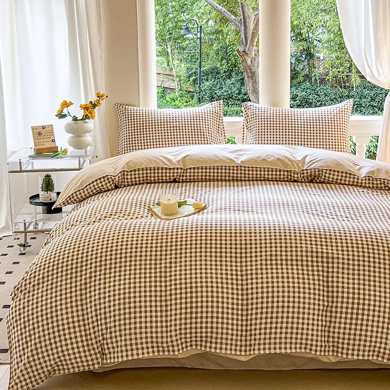 

Kawaii Bear Printed Bed Set Floral Duvet Cover Pillowcase Bedding Set Cute Dog Bed Linen Sheet Quilt Cover Full Queen King Size