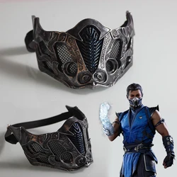 Sub-Zero Cosplay Mask Game Mortal Kombat Scorpion And Bi-Han Noob Saibot Role Play Facepiece Halloween Carnival Props