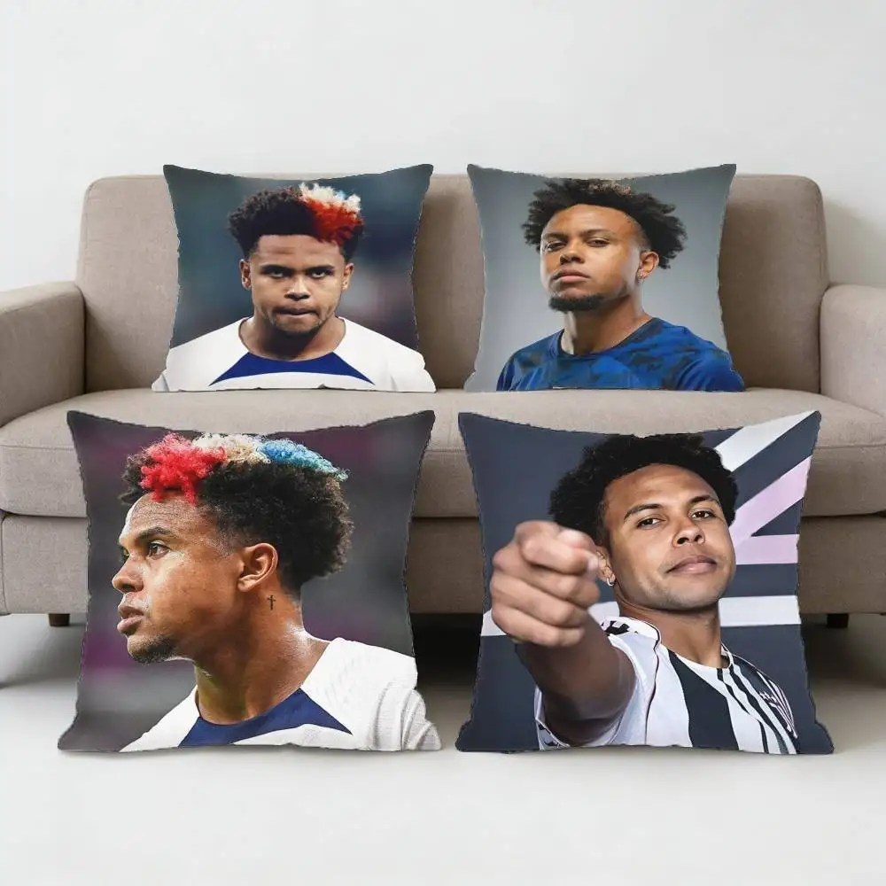 

Soccer W-Weston McKennie Pillow Case Sofa Living Room Bedroom Headboard Backrest Cushion Square Cushion Nap Time
