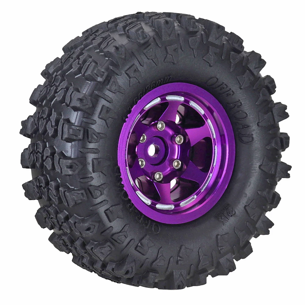 Aluminiumlegierung 1,3 Zoll Beadlock Felgenreifen für 1/24 Fms24 Axial Scx24 1/18 Traxxas Trx4m Trx4-m Rc Crawler Autoreifen – Detail 4