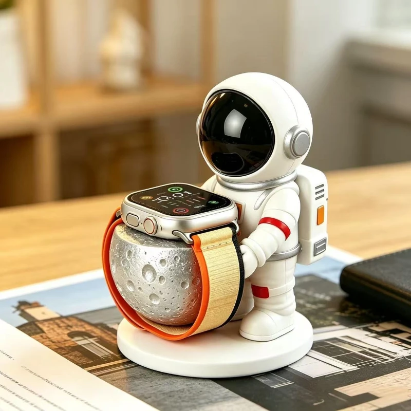 Astronaut Shaped Watch Stand Creative Wrist Watches Display Rack Resin Watch Storage Holder Desktop Watches Organizer Stands