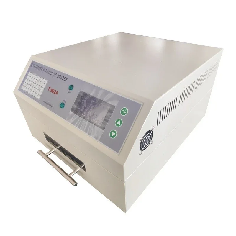 Small Reflow Soldering T-962A Smart Desktop Drawer Furnace Infrared PCB SMT Soldering Machine is small and convenient