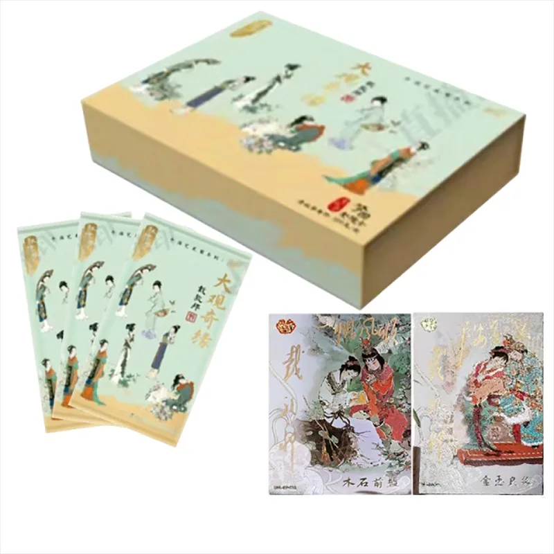 

KAYOU A Dream of Red Mansions Destiny Series Коллекционная карта Grand View Garden Jia Baoyu / Xue Baochai Периферия Подарки Игрушки Карта