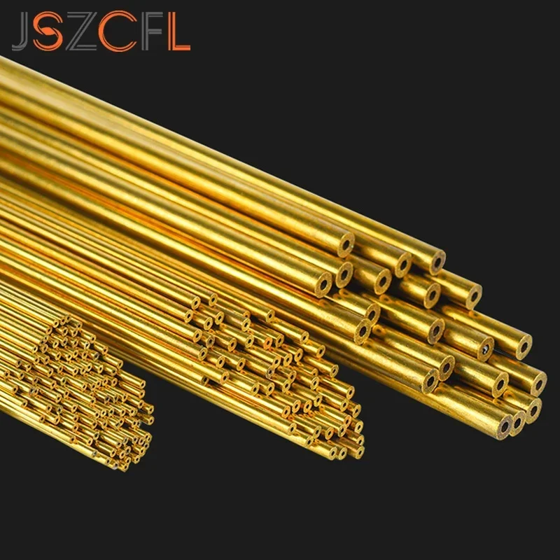 100pc Single Hole Brass Electrode Tube Od 0.3/0.5/0.6/0.7/0.8/0.9/1/1.1/1.2/1.3/1.4/1.5/1.6/2/3mm For Edm Drilling Machine 500mm