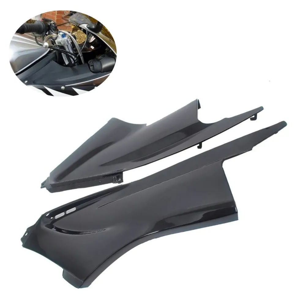 

Motorcycle Black Fairing Air Dust Cover Panel Insert Part Accent For Yamaha YZFR6 YZF R6 03-05 Black High Quality ABS Plastic