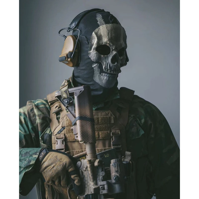 Customized Halloween Call of Duty Game Surrounding COS Tactical Masks, Terror Demon Ghost Faces, Ghost Dressing Props