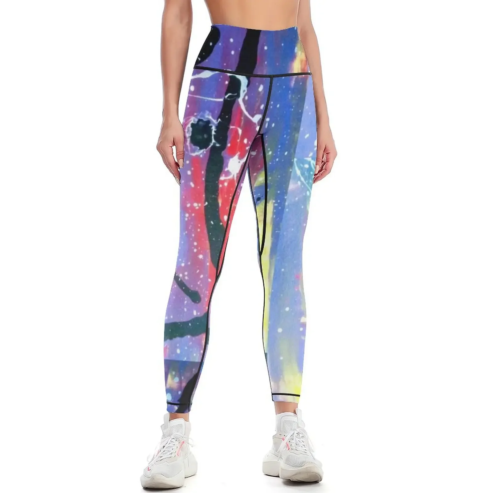 

Colorful Silhouette Leggings sporty woman gym legging push up Sweatpants Legging sport Womens Leggings