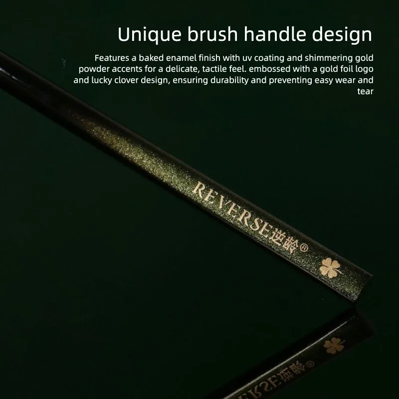 Anti-Aging M41 Crescent Eyeliner-Pinsel, Sichel-Ultrafeiner unterer Eyeliner-Pinsel, spezieller Klinge-Eyeliner-Pinsel für Make-up-Pinsel