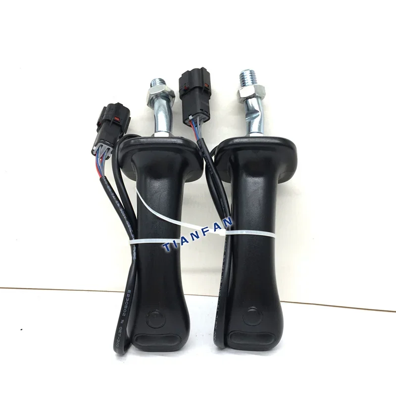 For Doosan DX60/150/220/225/258/300-7-9 New Excavator Parts Handle Glue Key Control Rod Digger Joystick Handle 2PCS