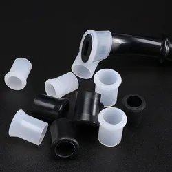 10Pcs Smoking Pipe Mouthpiece Silicone Protective Case 10/12mm Protection Ring for Tobacco Pipes Smoking Tip Assceeories