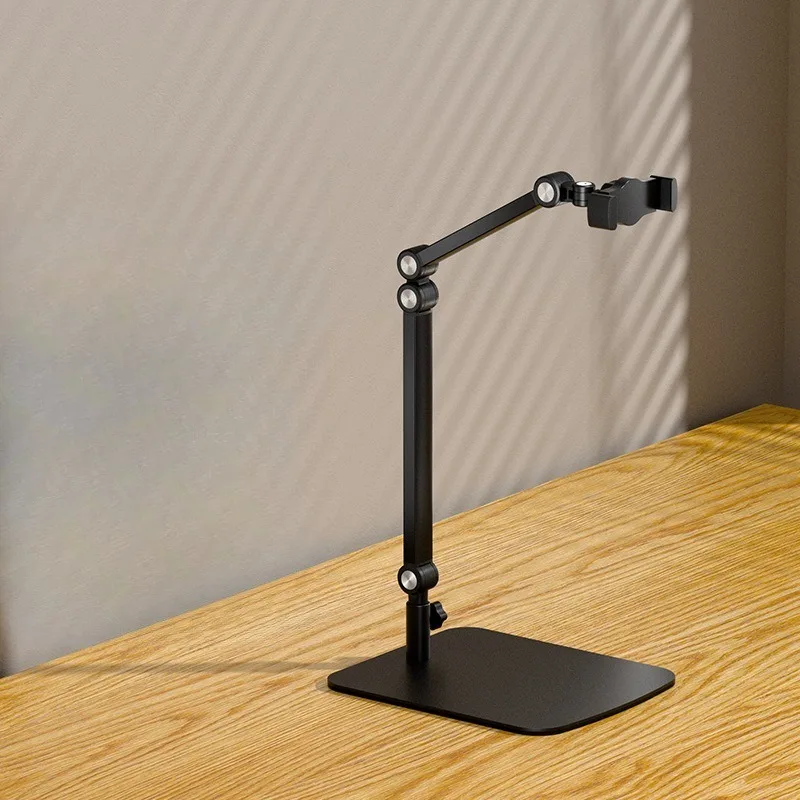 New mobile phone, tablet holder, desktop live broadcast, lazy shooting, adjustable lifting and overhead shooting