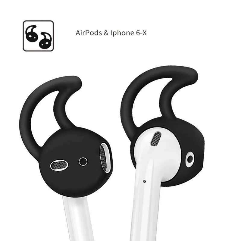 

Ear Pads For Airpods 2 Wireless Bluetooth For Iphone Earphones Cushions Silicone Ear Caps Case Earpads Eartips 2pcs/pair