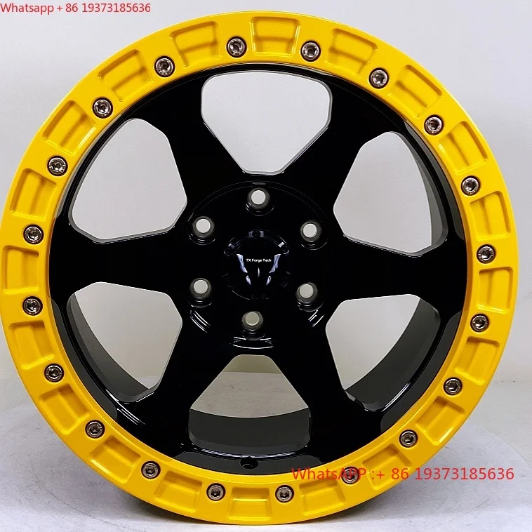 Factory Direct Sale OEM ODM Custom New 20mm 25mm 750 Maxmum Load Forged Aluminium Alloy off Road Beadlock Wheels Mesh Design