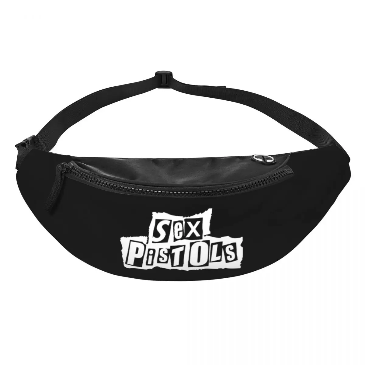 Sex Guns Fanny Pack Men Women Custom Heavy Metal Rock Crossbody Waist Bag for Cycling Camping Phone Money Pouch