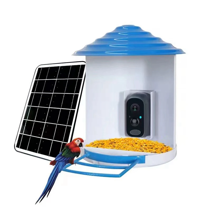 Smart Bird Feeder Camera Bird Feeder Watch Outdoor Garden Automatically Capture Bird Video AI Recognize Birds Durable