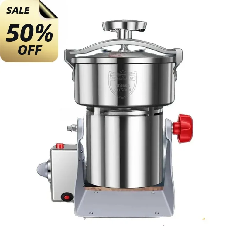 220V 1000g/2500g Grains Spices Herbal Cereals Coffee Dry Food Grinder Mill Grinding Machine Home Flour Powder Crusher