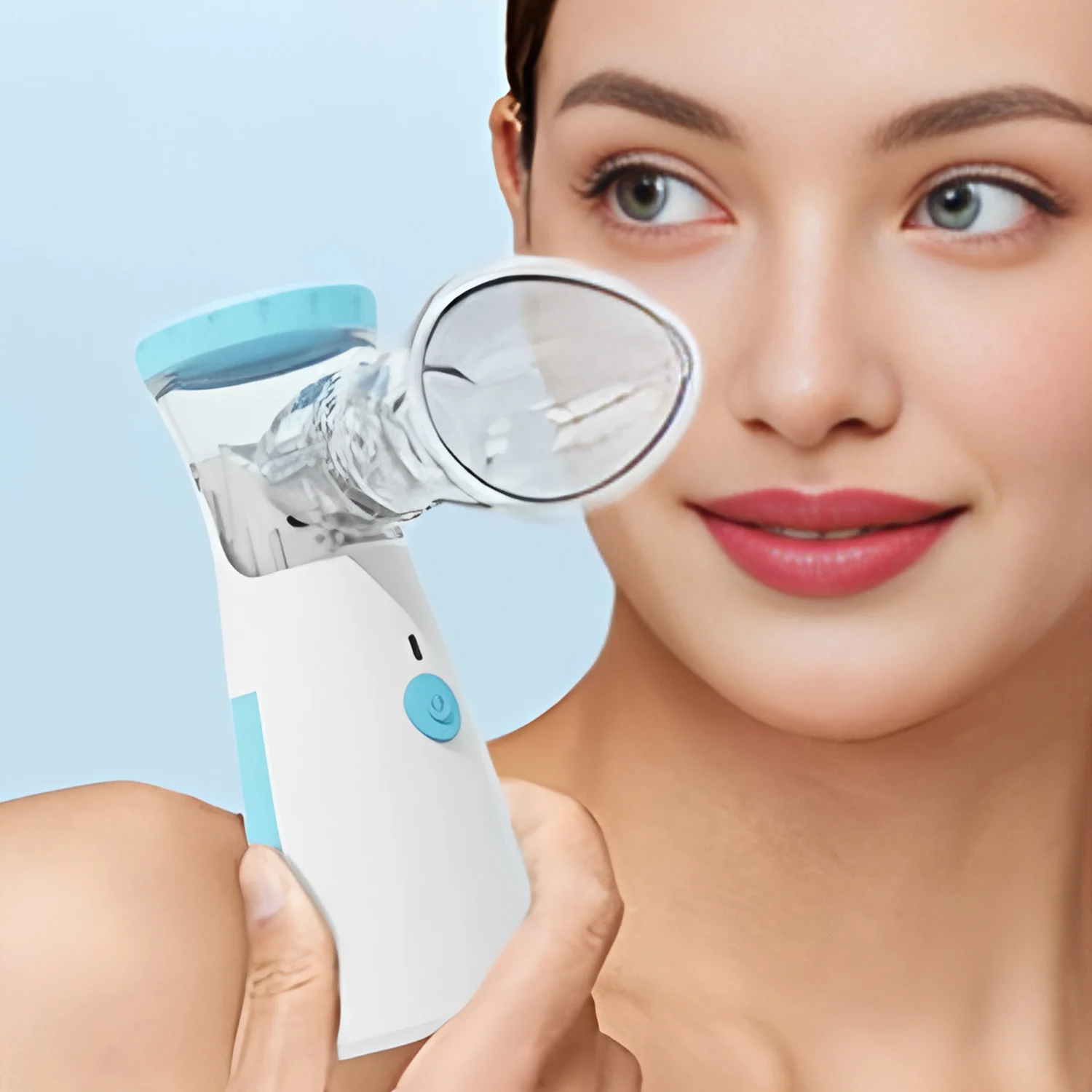 Eye Nebulizer Handheld Eye Moisturizer Atomizer Household Eye Sprayer Eyeshade Mesh Nebulizer Eye SPA Relieve Eye strain