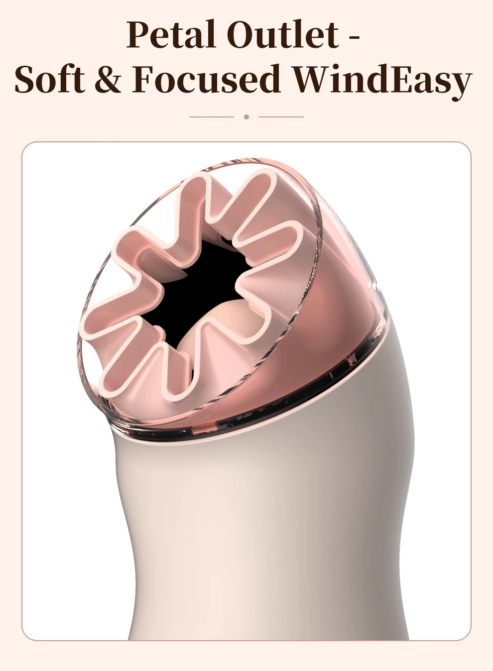 Mini Portable Handheld Small Fan Strong and Quiet Blade Free Design Mini Cool 6-Hour Long Battery Life