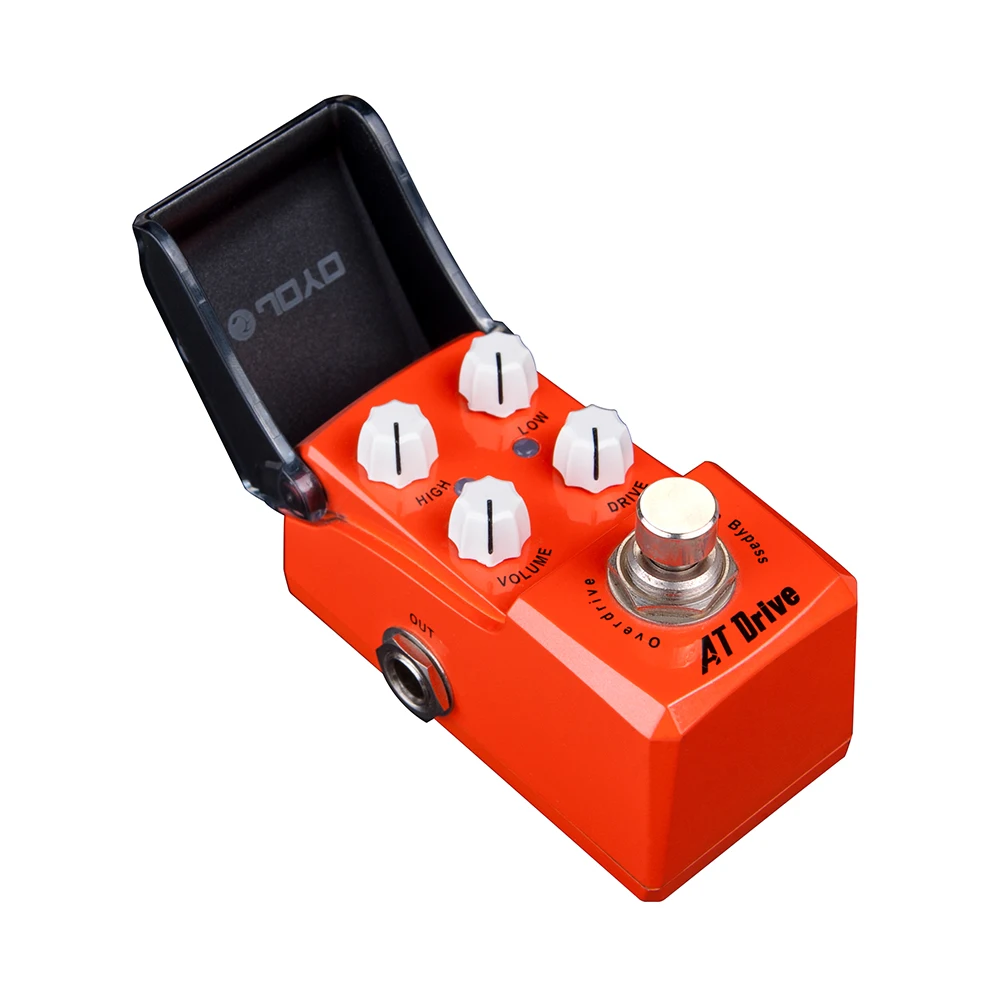 JOYO JF-305 AT DRIVE Overdrive Guitar Pedal Creamy Bluesy Mids ±12dB Active Low/High EQ Built-in Compression True Bypass view 5