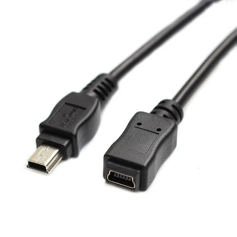 MINI USB 5 Pin Male to Female  Data Sync Charger Extension Cable Applicable to The Car Recorder GPS Navigator