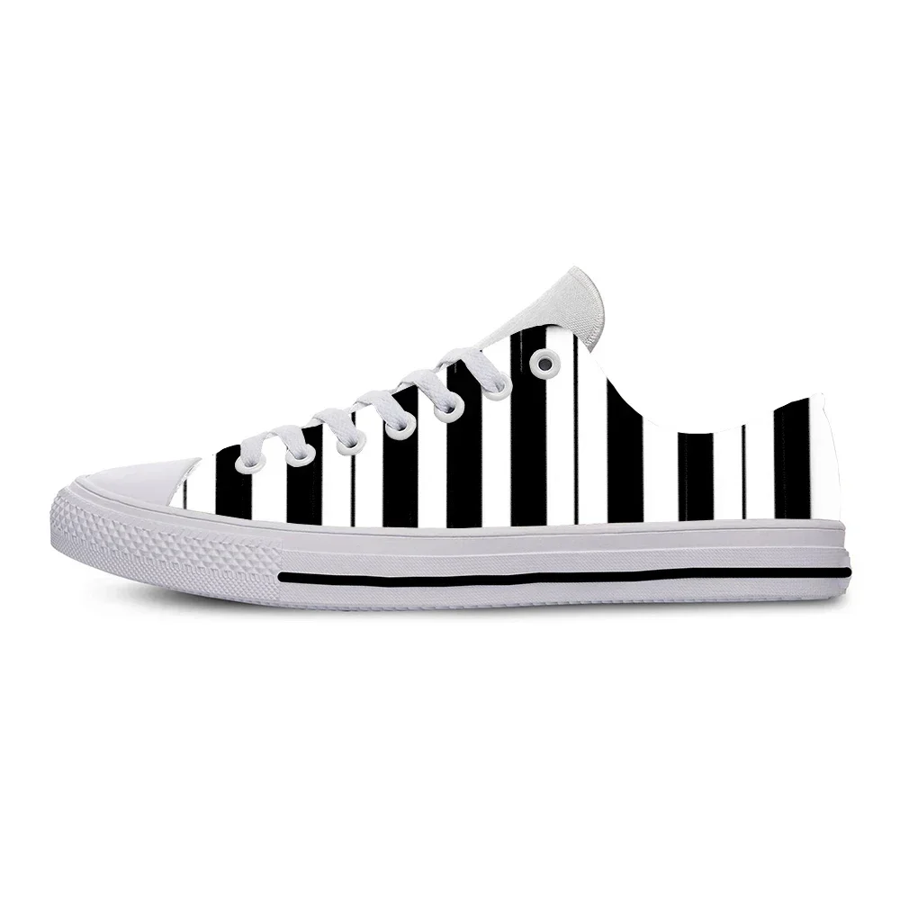 

Piano Keyboard Art Aesthetic Summer Fashion Hot Board Shoes Cool Low Top Lightweight Casual Shoes Breathable Men Women Sneakers