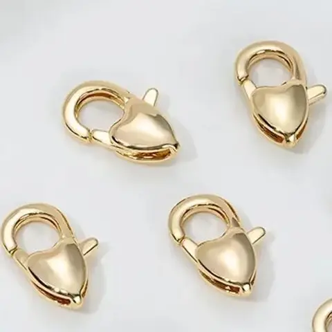 Non-fading Titanium Steel Lobster Buckle Stainless Steel Heart Spring Buckle DIY Bracelet Jewelry Button Head Accessories