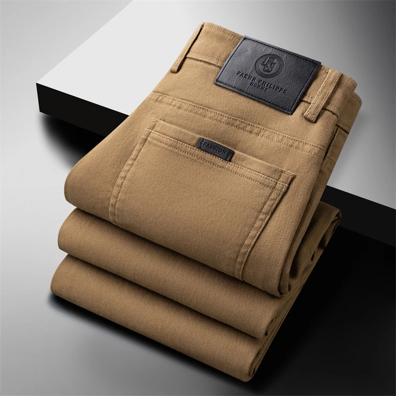 

High-End Business Casual Pants for Men Autumn Winter New Fashion Trend Loose Straight Leg Anti-Wrinkle Long Pants