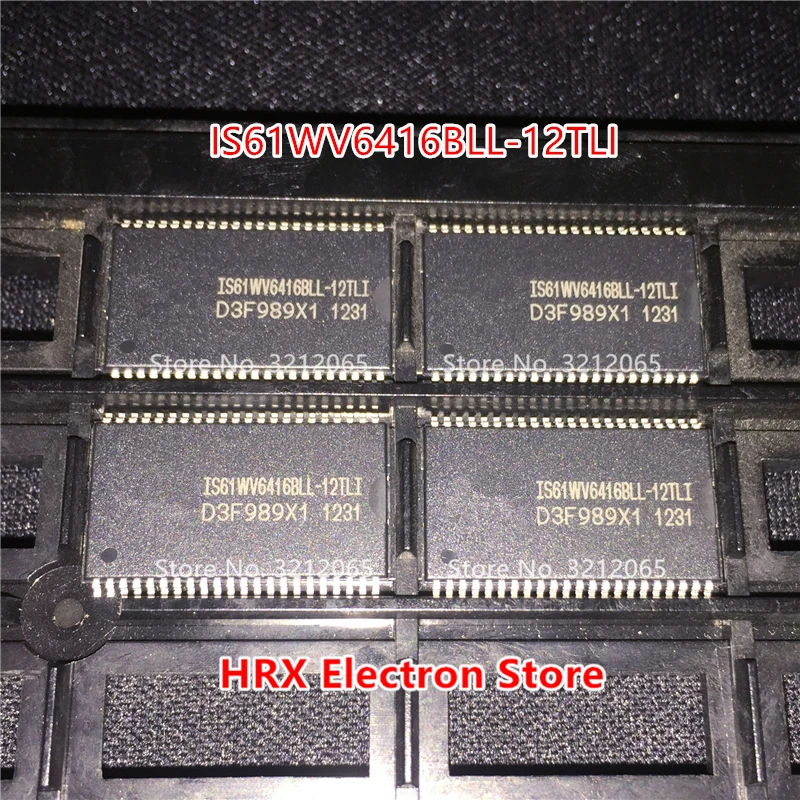 100% New Original IS61WV6416BLL-12TLI SRAM TSOP44 IS61WV6416BLL 12TLI Free Shipping